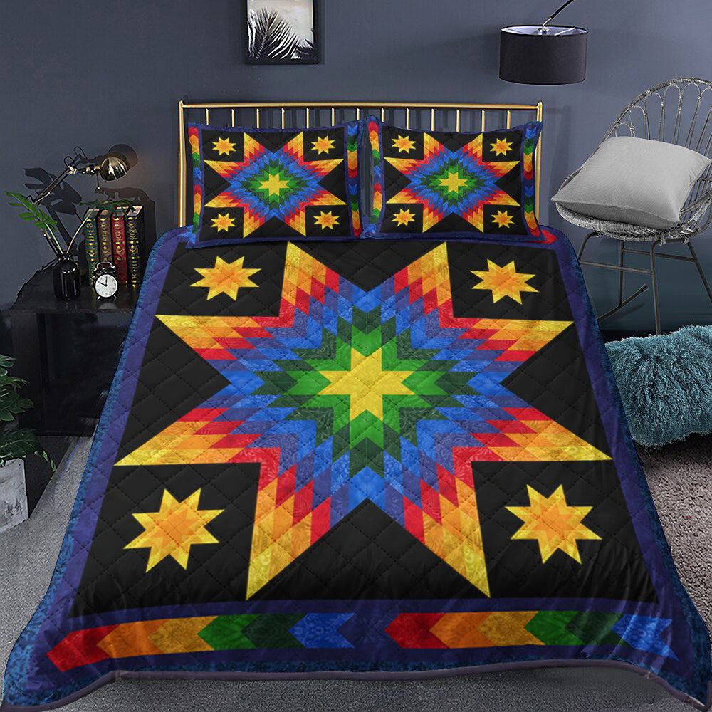 NAtive American Star Quilt Bedding Set TL310504QS