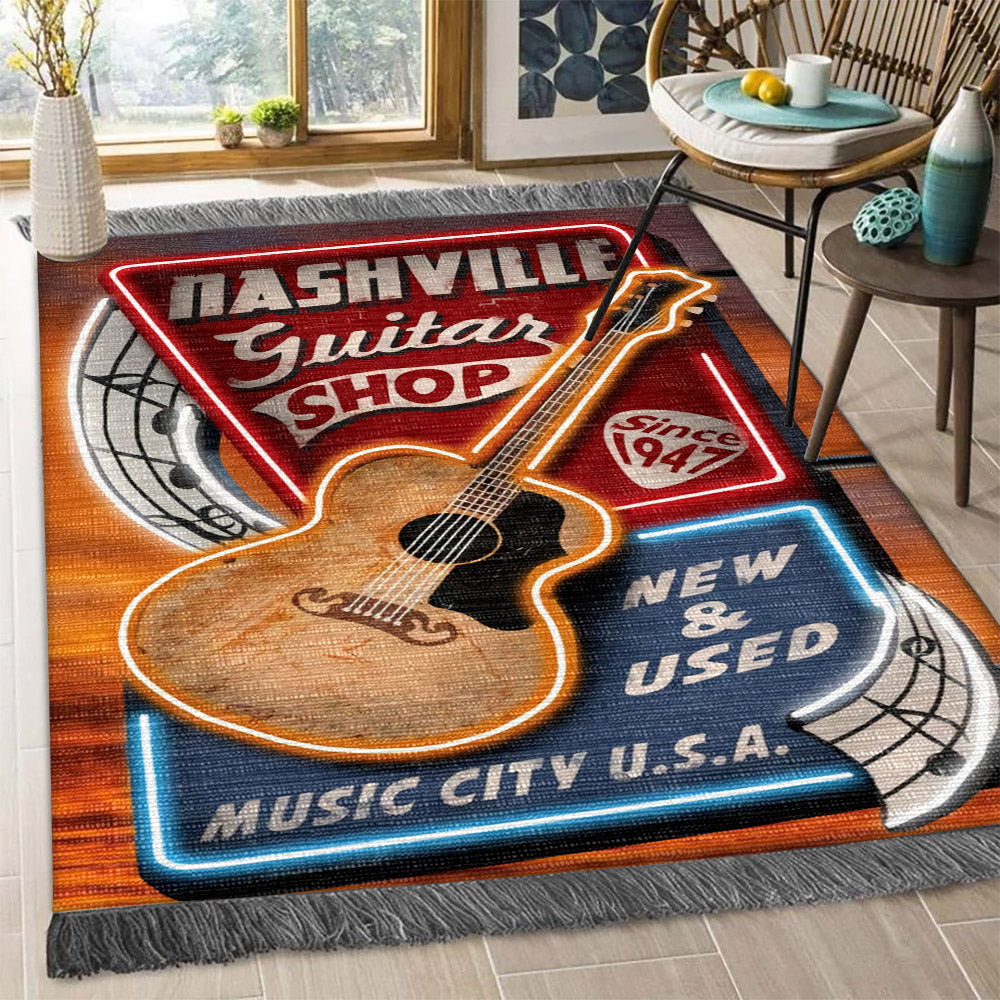 Nashville Guitar HT2109103F Decorative Floor-cloth