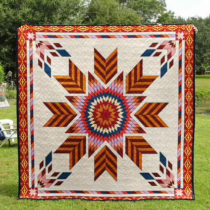 Native American Star Quilt Blanket HN24022303BL