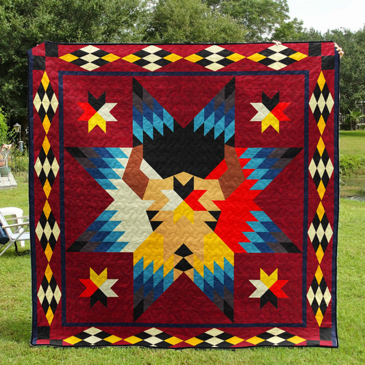 Native American Quilt Blanket HN24022305BL