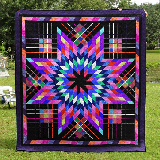 Native American Star Quilt Blanket TL28022302BL