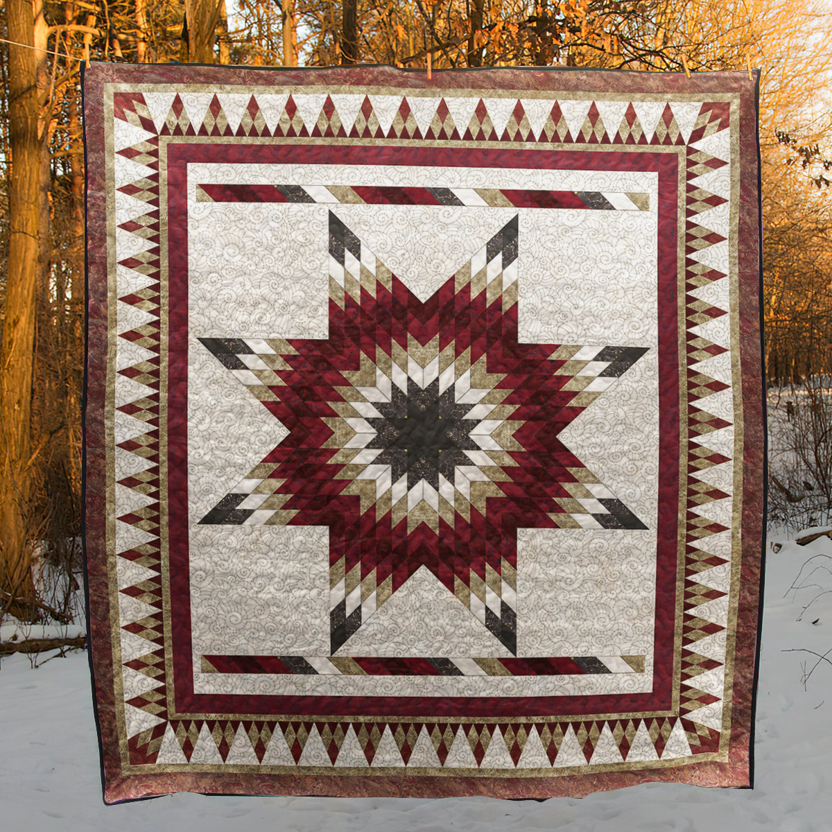 Native American Star Quilt Blanket TL02032301BL