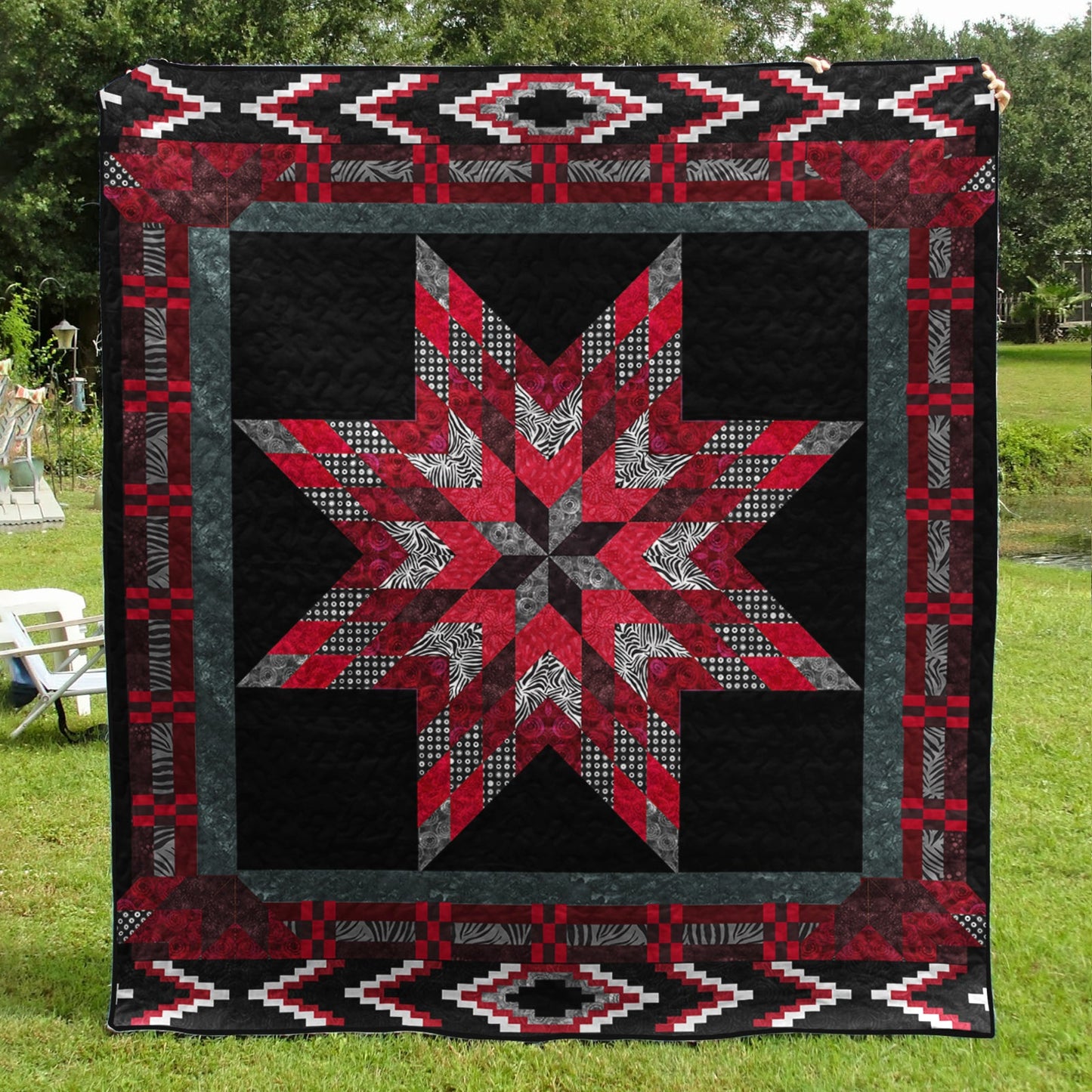 Native American Star Quilt Blanket TL02032303BL