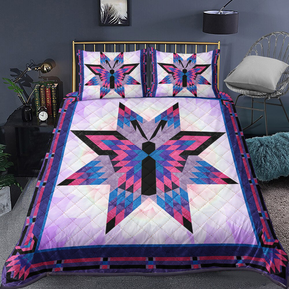 Native American Butterfly Quilt Bedding Set TL310501QS