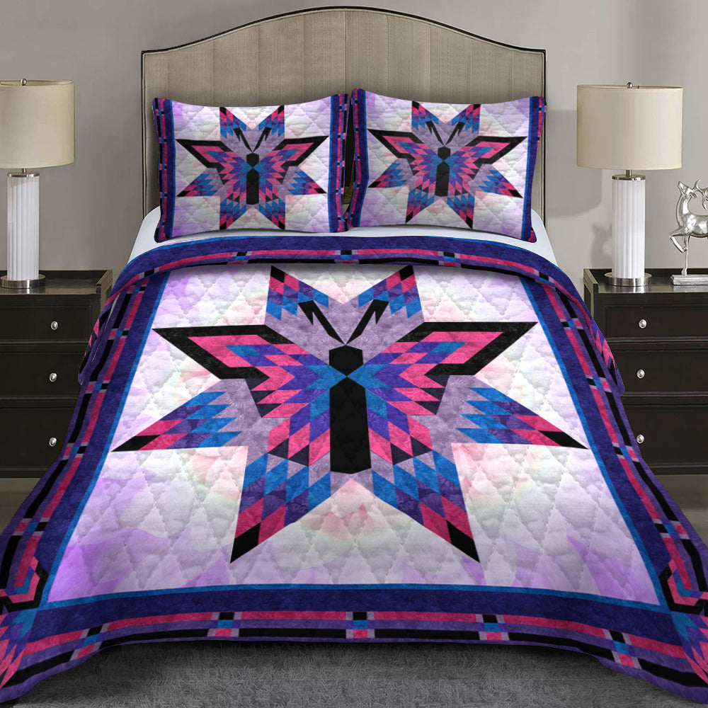 Native American Butterfly Quilt Bedding Set TL310501QS