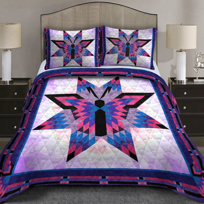 Native American Butterfly Quilt Bedding Set TL310501QS