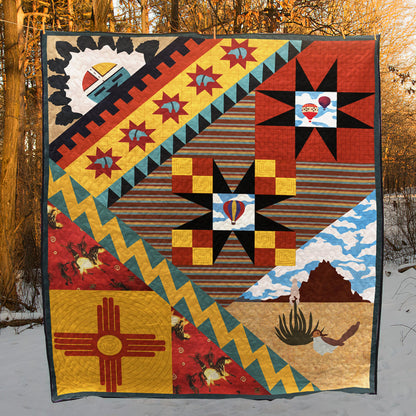 Native American CLA1010380Q Quilt Blanket