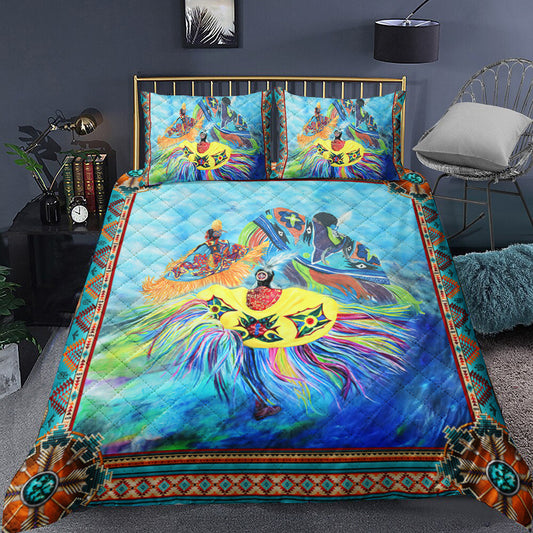 Native American Dance Quilt Bedding Set TL240906