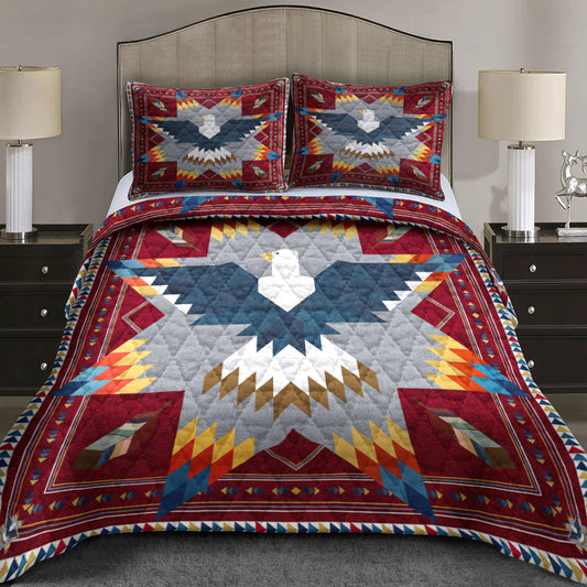 Native American Eagle Quilt Bedding Set HN310501MBS