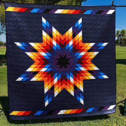 Native American Inspired Star Art Quilt HM03082302BL