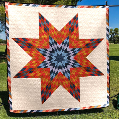 Native American Inspired Star Art Quilt HM03082304BL