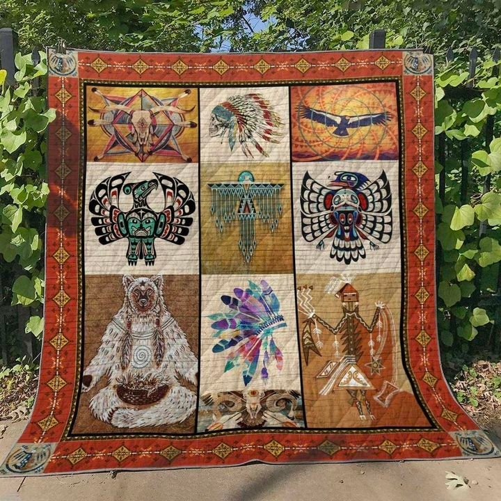 Native American HT030613 Quilt Blanket