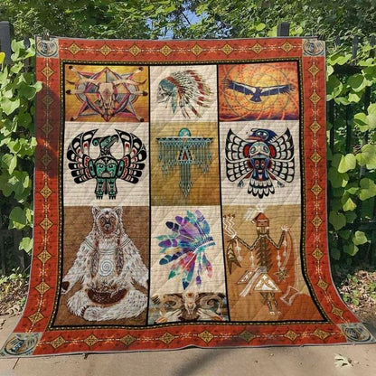 Native American HT030613 Quilt Blanket