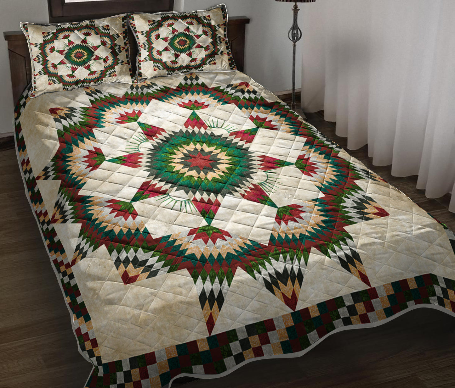 Native American Lakota Star Quilt Quilt Bedding Set TL230509Y