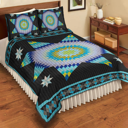 Native American Lone Star Quilt Bedding Set TN270503DQBS