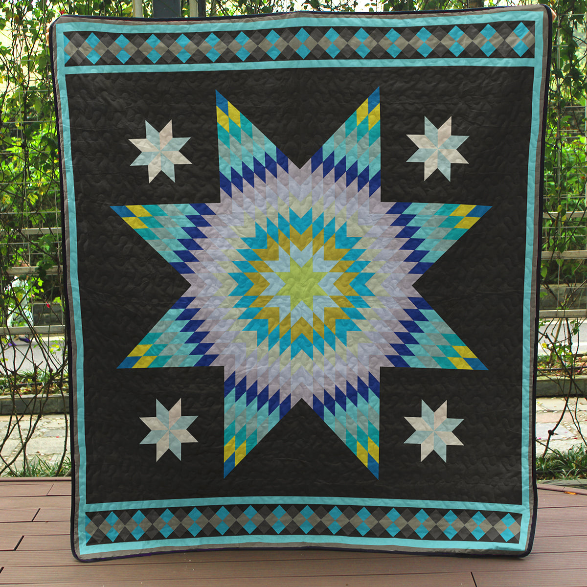 Native American Lone Star Quilt Blanket TN270503D