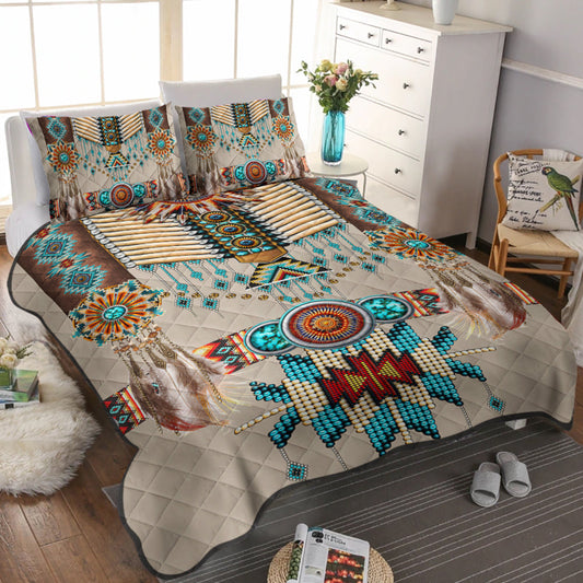 Native American Inspired Quilt Bedding Set CLH0909006