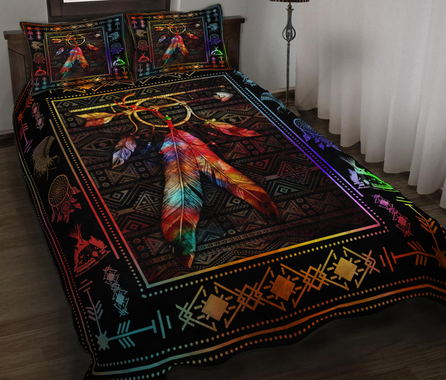 Native American Quilt Bedding Set HN130904M