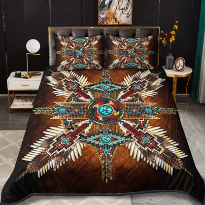 Native American Inspired Quilt Bedding Set TL070909