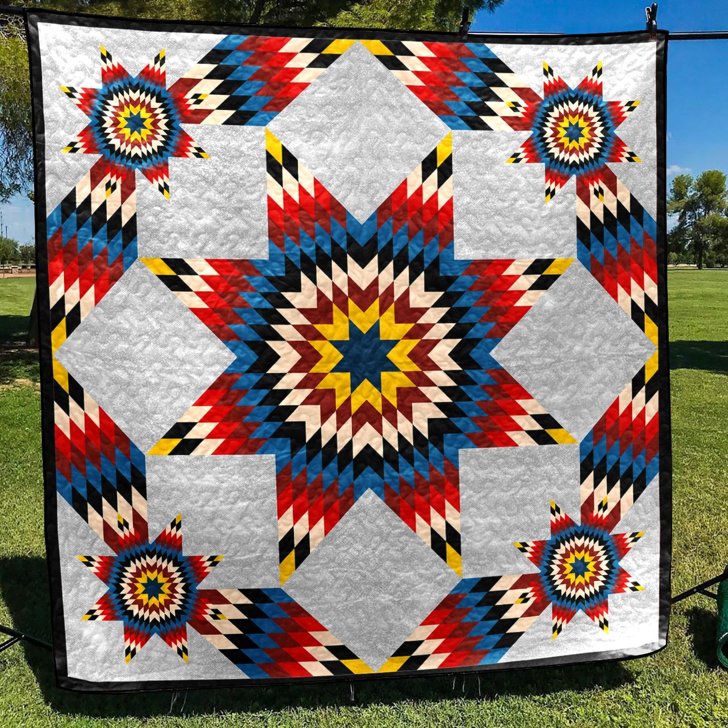 Native American Inspired Star Art Quilt HM31072302BL