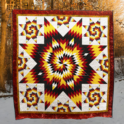 Native American Inspired Star Art Quilt HM01082301BL
