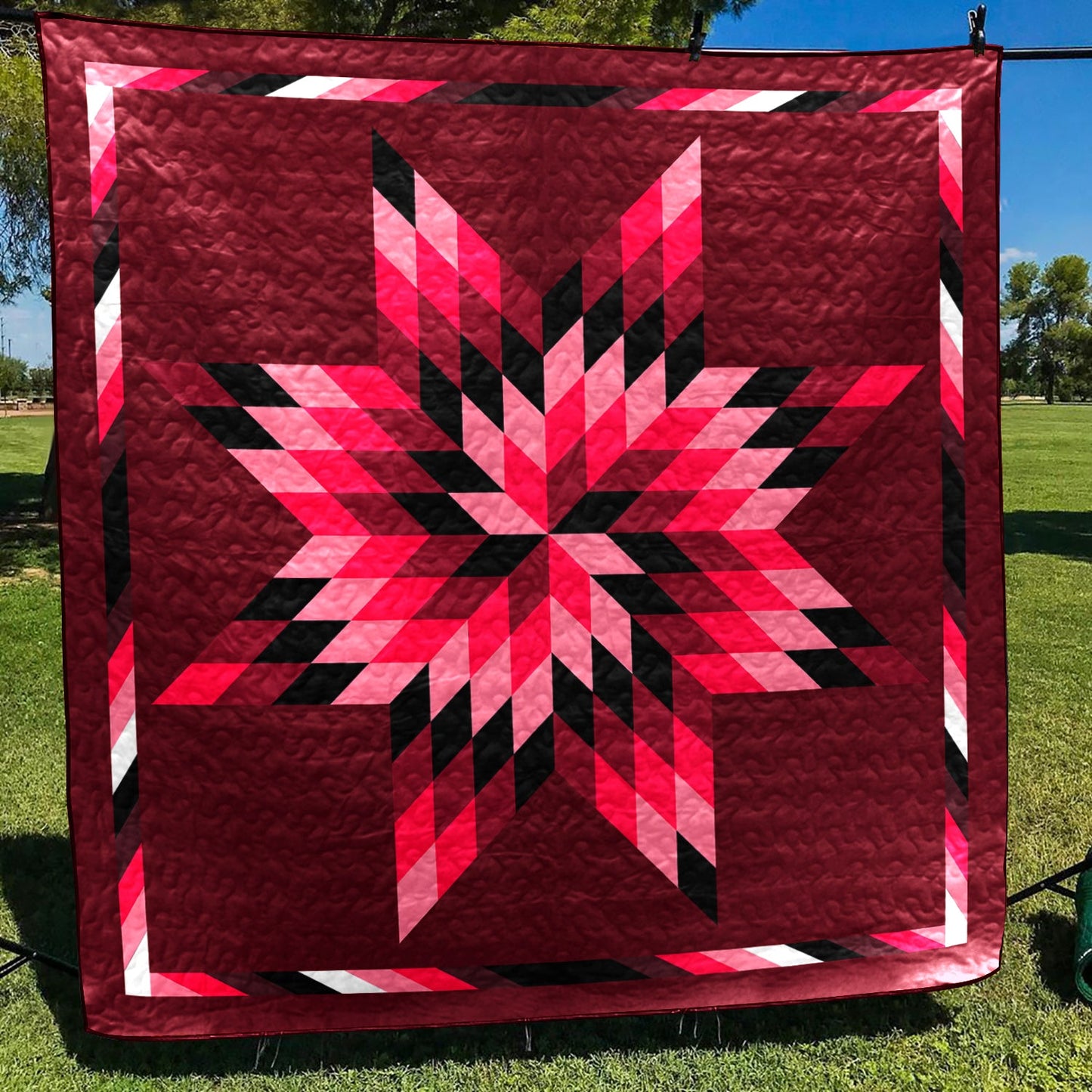 Native American Inspired Star Art Quilt HM01082302BL