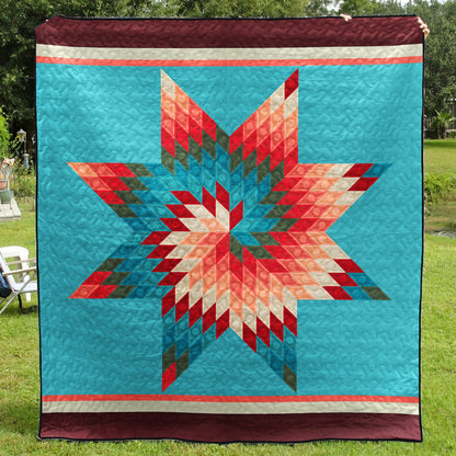 Native American Inspired Star Art Quilt HM07082301BL