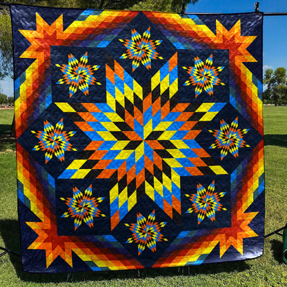 Native American Inspired Star Art Quilt HM28072301BL