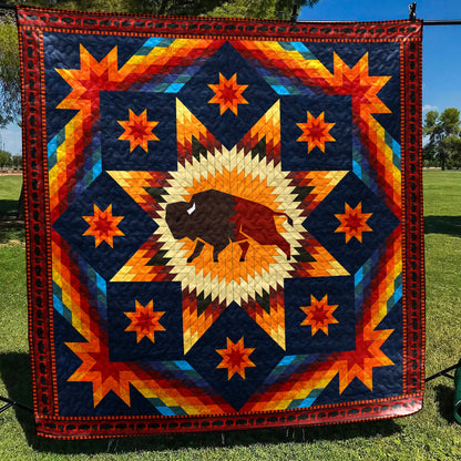 Native American Inspired Art Quilt HN24022304BL