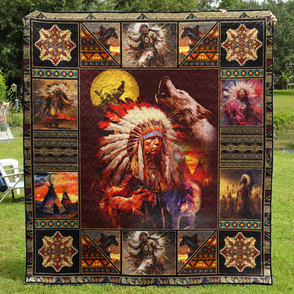Native American Inspired Art Quilt HT021108