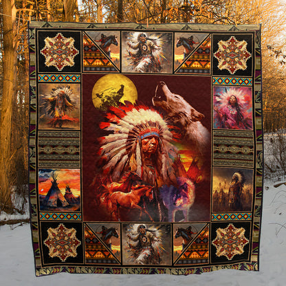 Native American Inspired Art Quilt HT021108