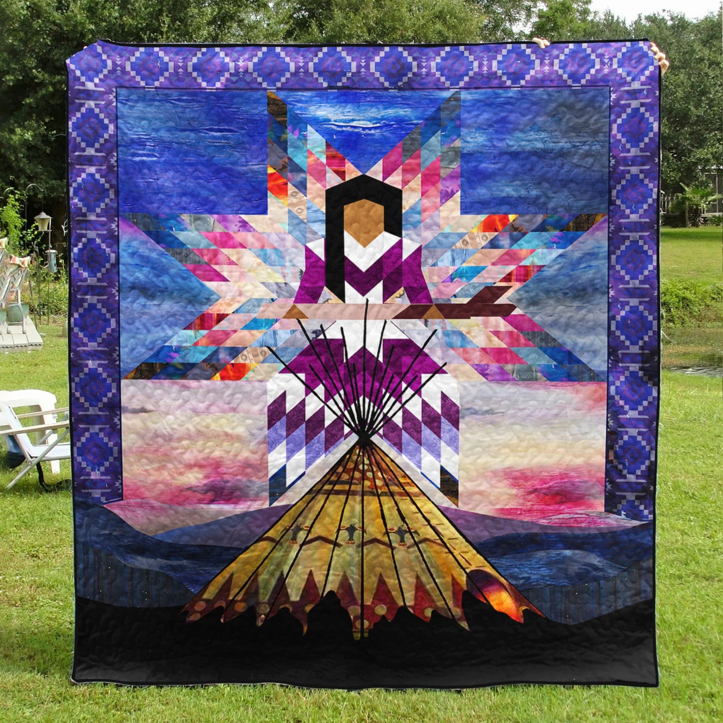 Native American Inspired Art Quilt TL080403Y