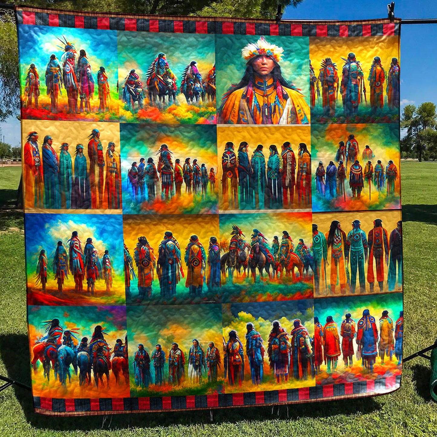 Native American Quilt Blanket TL190802Y