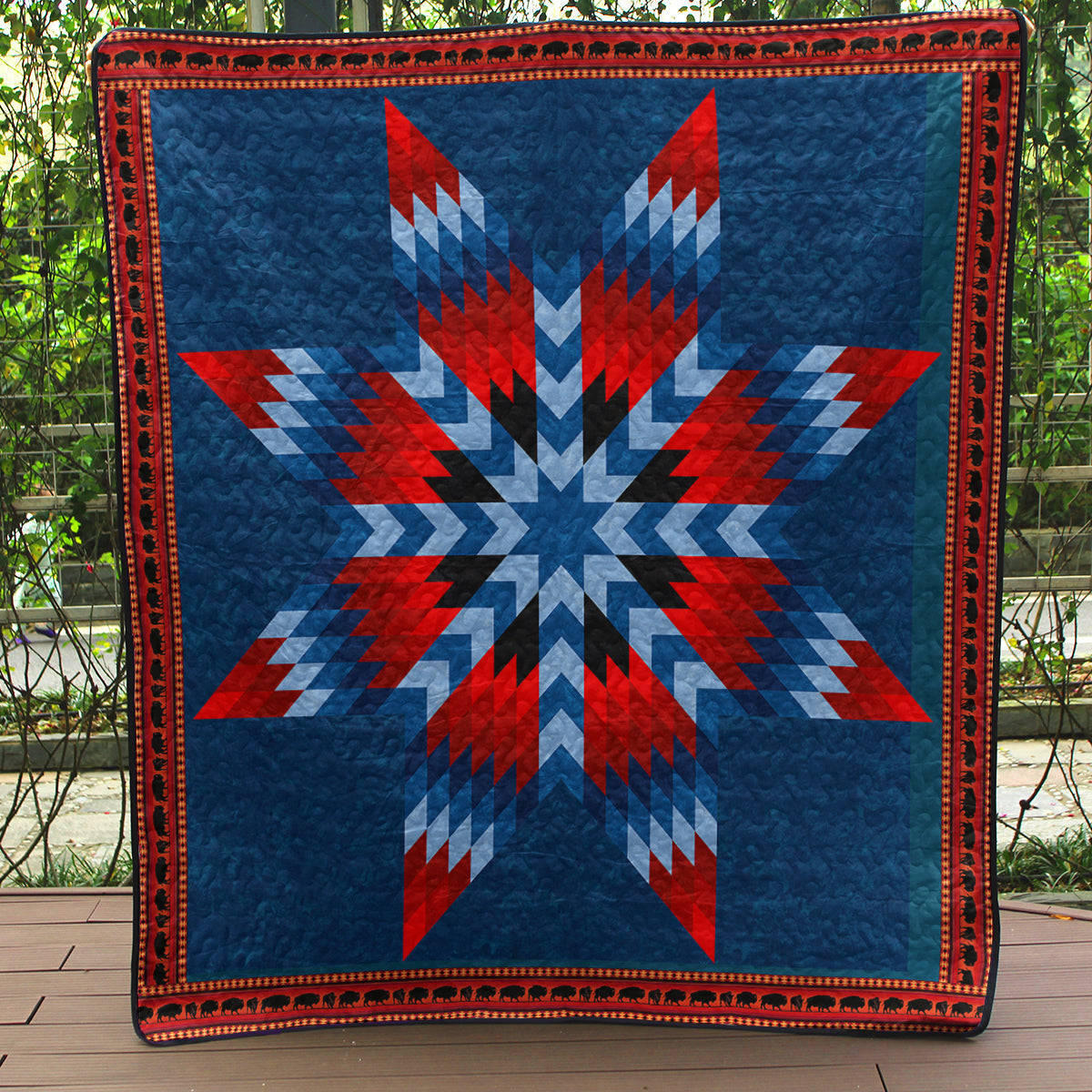 Native American Inspired Star Art Quilt HN270502M