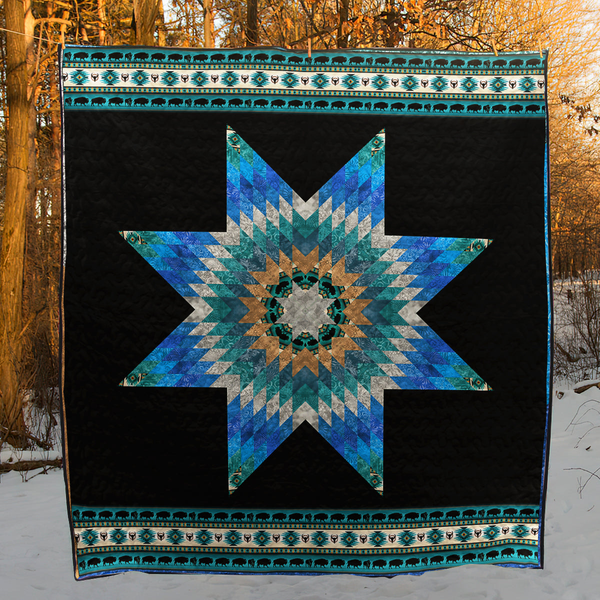 Native American Star Quilt Blanket TN250505D