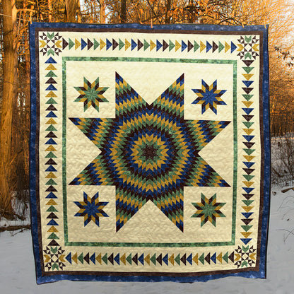 Native American Star Quilt Blanket TN250504D