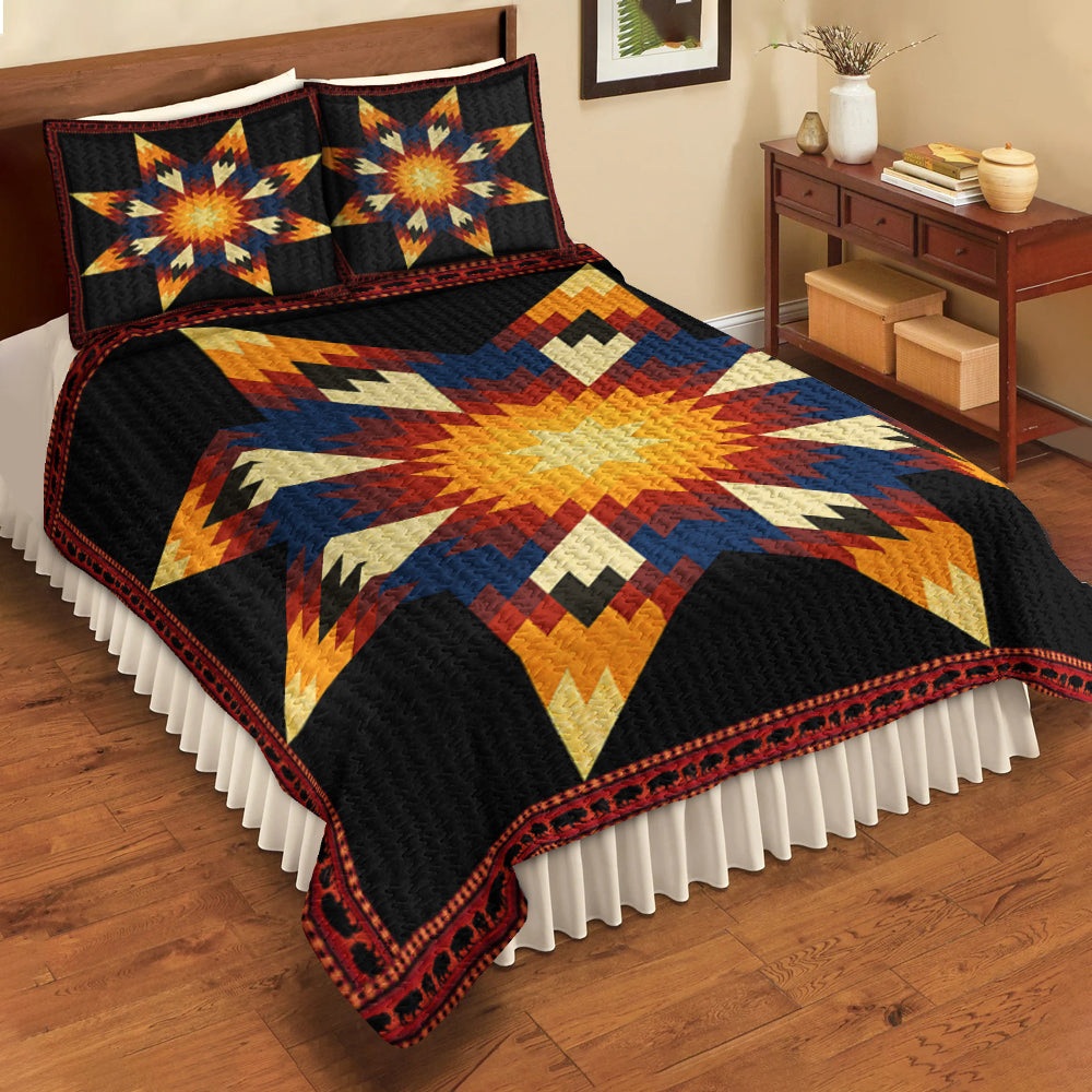 Native American Star Quilt Bedding Set HN2405012M