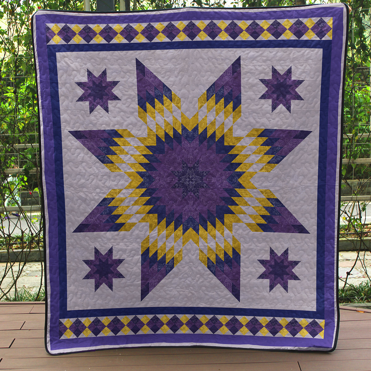 Native American Inspired Star Art Quilt TN270504D