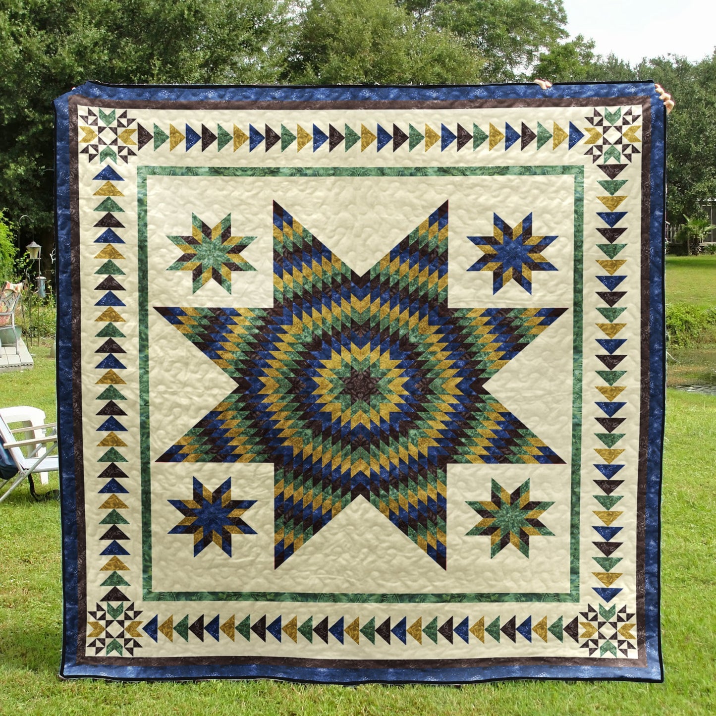 Native American Star Quilt Blanket TN250504D