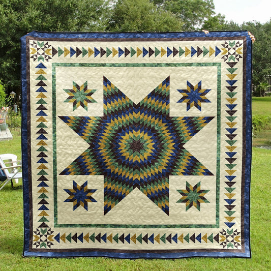 Native American Star Quilt Blanket TN250504D