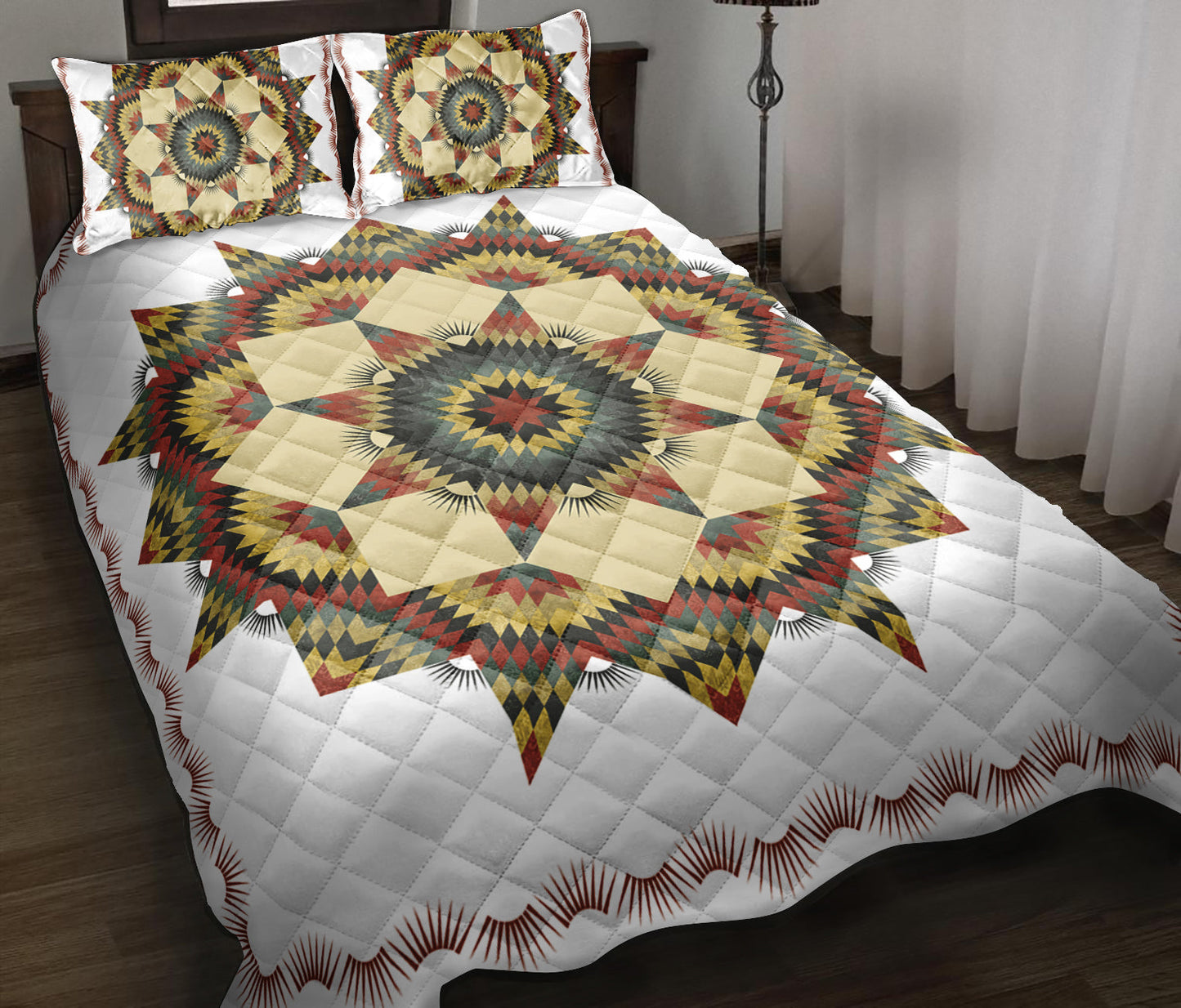 Native American Star Quilt Bed Sheet TN260510D