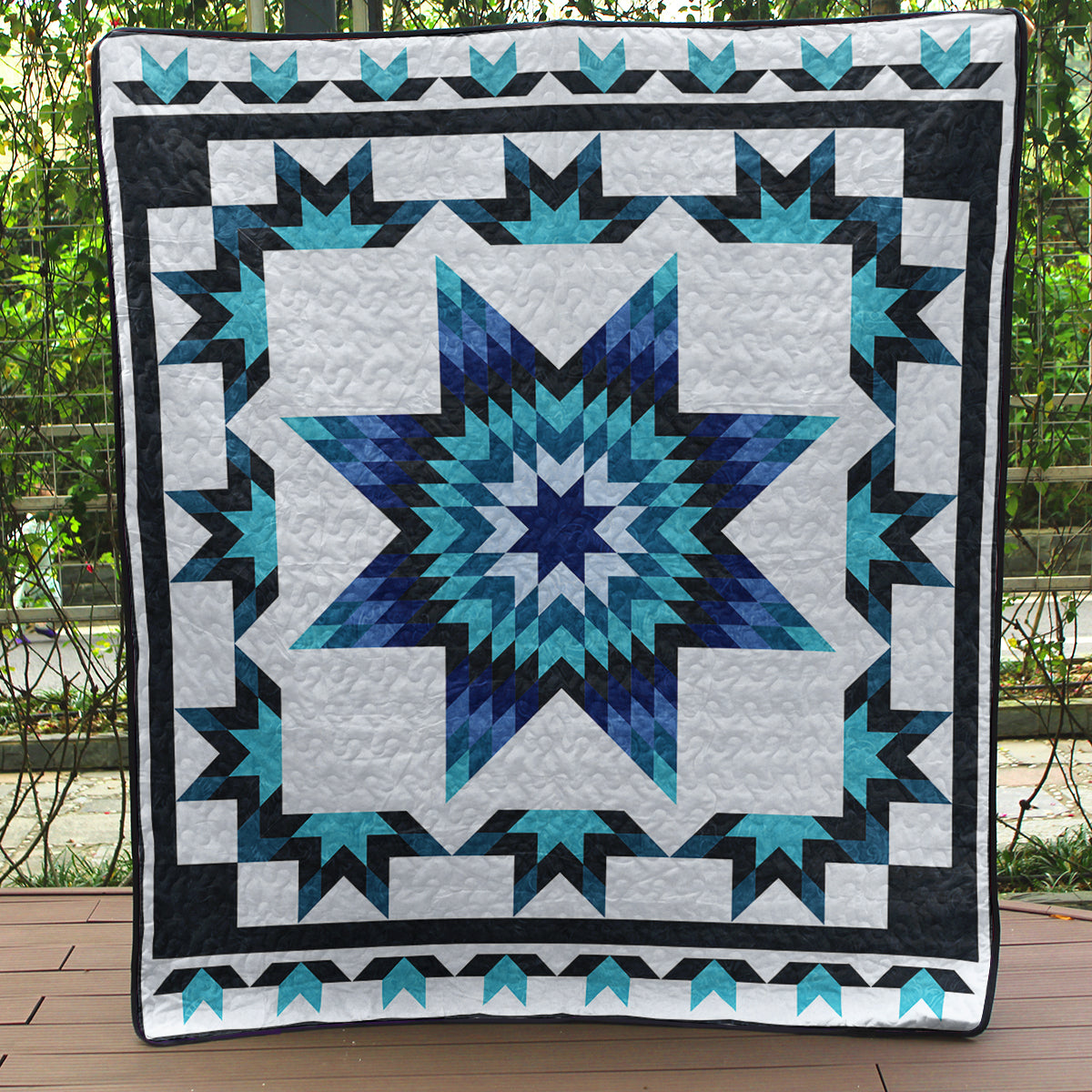 Native American Inspired Star Art Quilt HN270505M