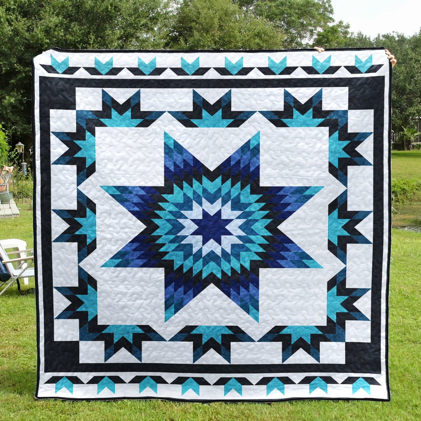 Native American Inspired Star Art Quilt HN270505M