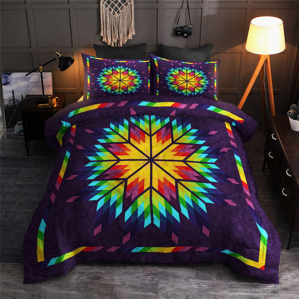 Native American Inspired Star Duvet Cover Bedding Sets HN260509B