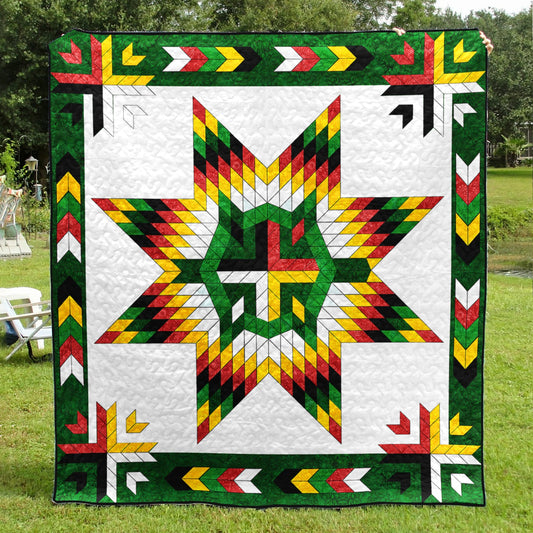 Native American Inspired Star CLA1510382Q Art Quilt