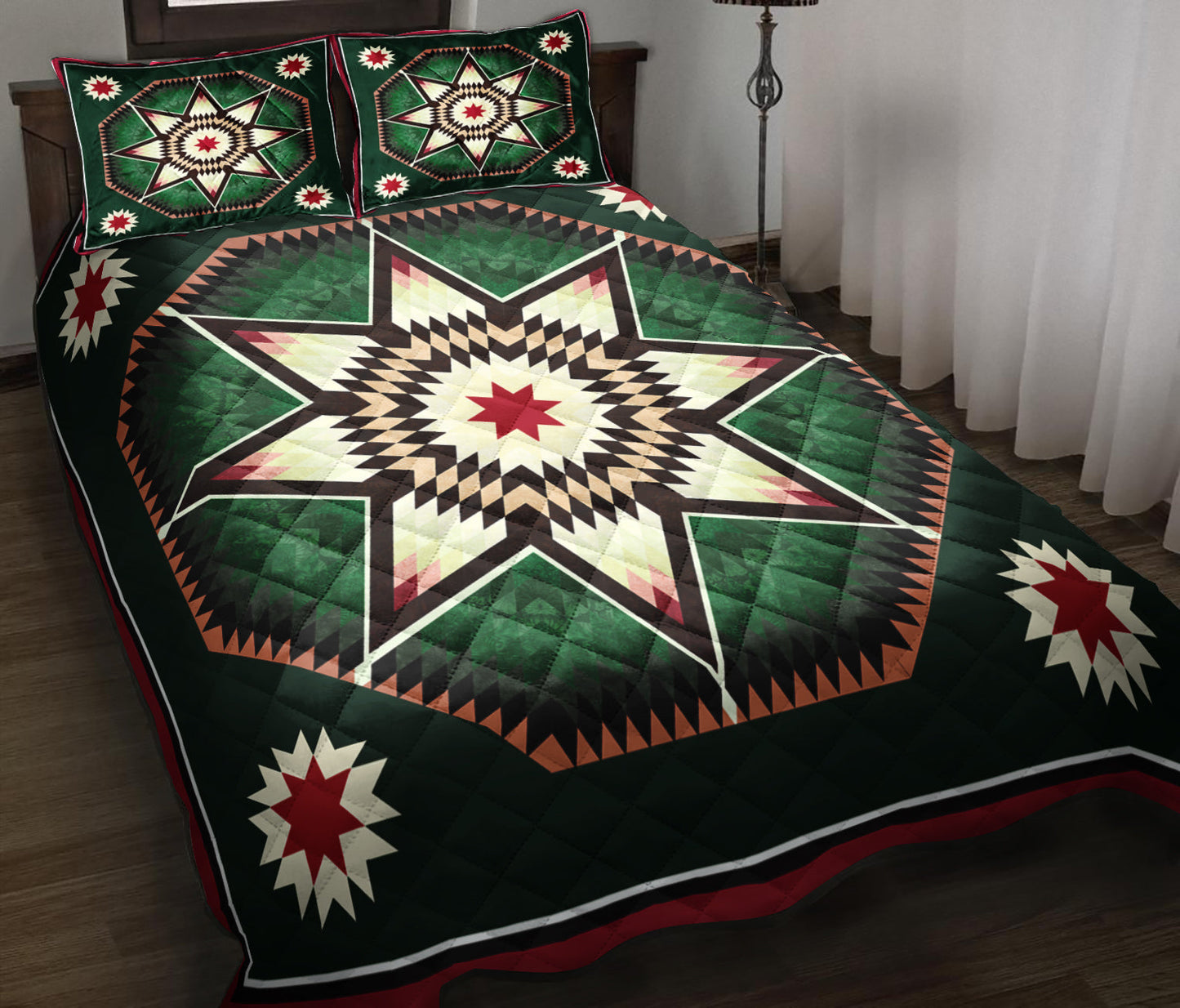 Native American Star Quilt Bedding Set MT230512D