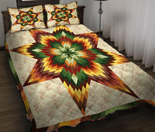 Native American Star Quilt Bedding Set HN230504M