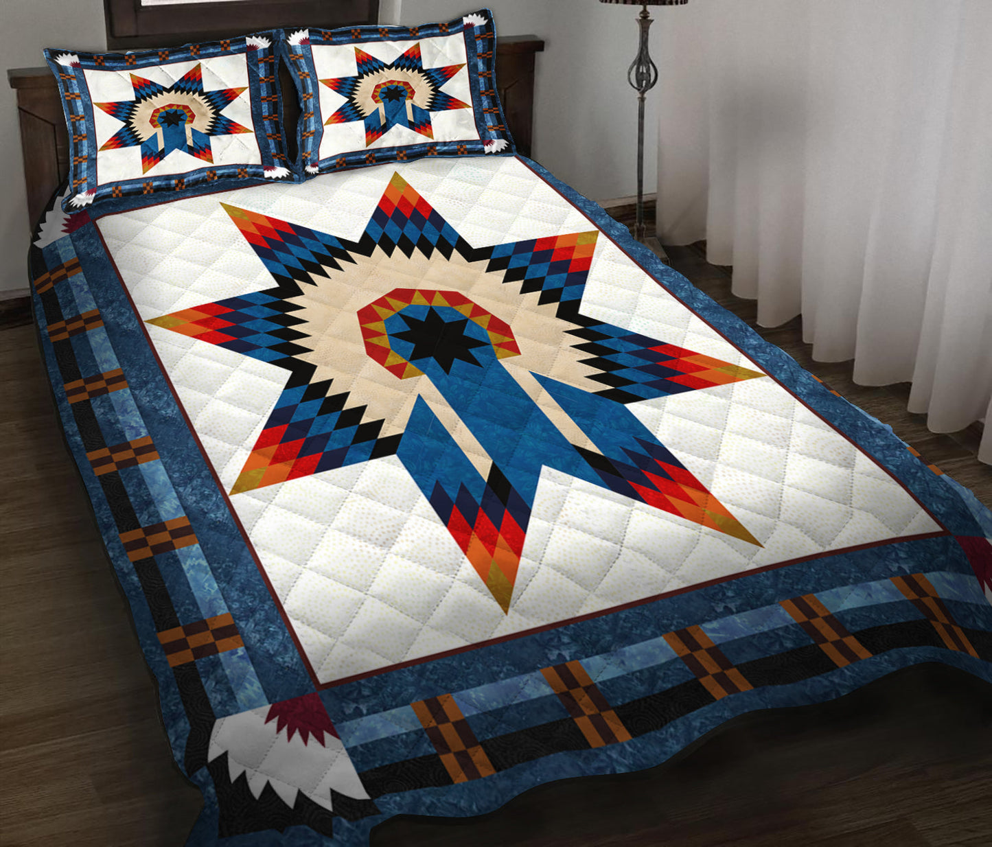 Native American Star Quilt Bedding Set HN250506M