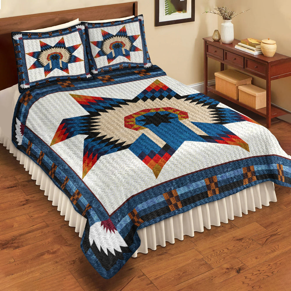 Native American Star Quilt Bedding Set HN250506M