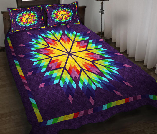 Native American Star Quilt Bedding Set HN250508M